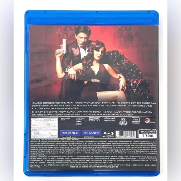 Set of 4 Blockbuster Bollywood Movies (Blu-ray) - Picture 8 of 13